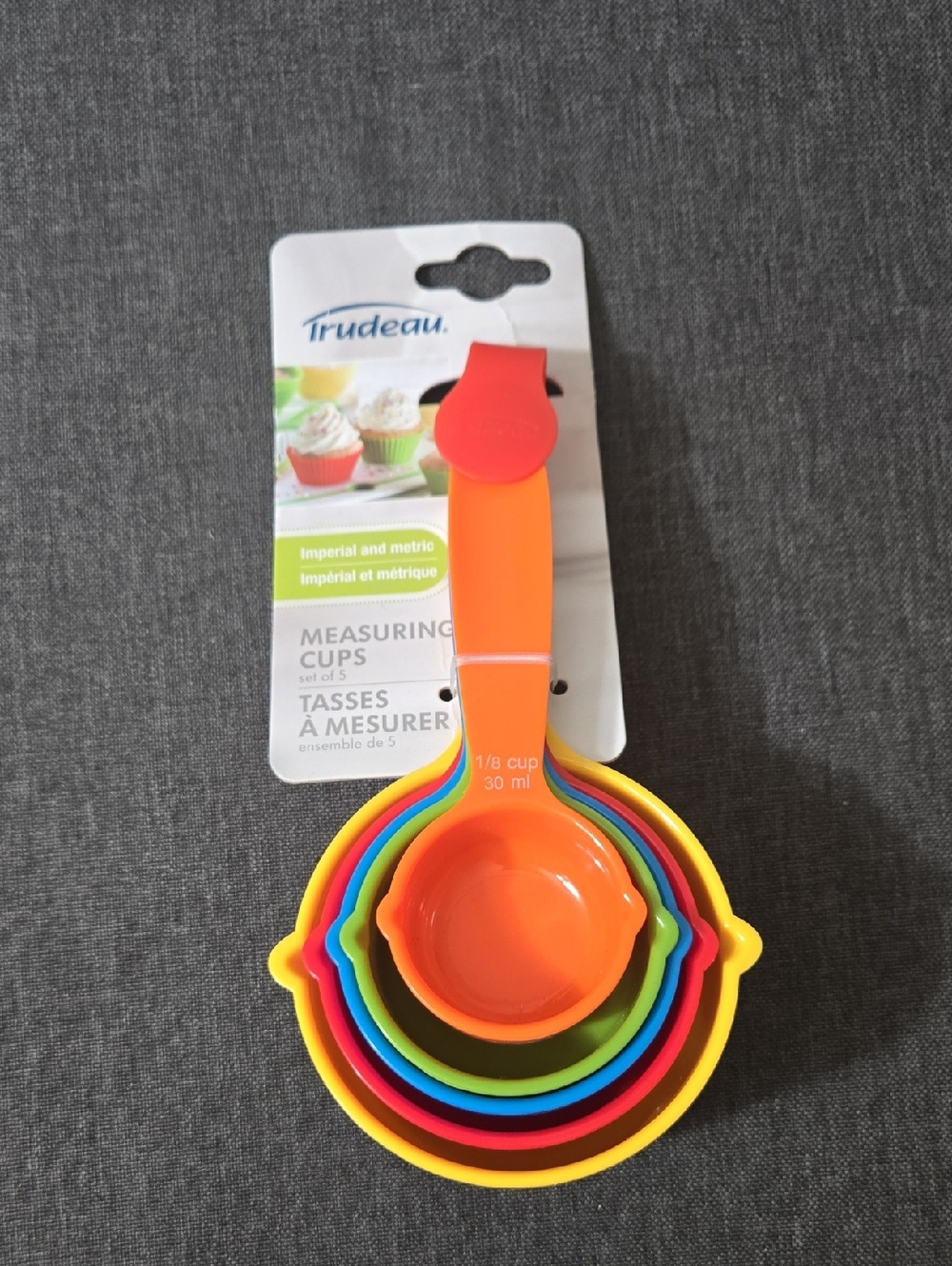 💥Trudeau Set of 5 Measuring Cups